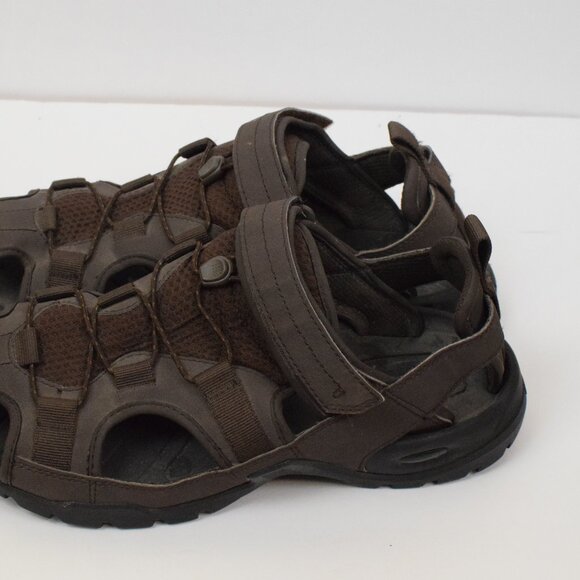 Teva Mens Outdoor Fisherman Brown Athletic Hiking Camping Sport Sandals 1016308 - Picture 4 of 9